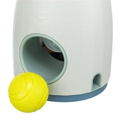 Trixie Dog Activity Strategiespel Ball&Treat Lichtgrijs / Blauw 17X17X18 Cm