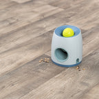 Trixie Dog Activity Strategiespel Ball&Treat Lichtgrijs / Blauw 17X17X18 Cm