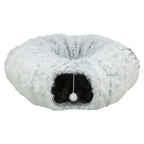 Trixie Harvey Pluche Speeltunnel / Donut Wit / Grijs 160X25 Cm