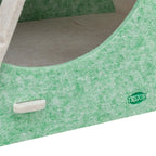 Trixie Kattenmand Speelbox Lucy Driehoekig Vilt Zand / Groen 46X38X50 Cm