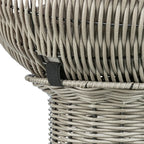 Trixie Kattenmand Amalia Rond Polyrattan Grijs