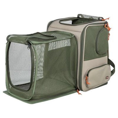 Trixie Rugzak Rocco Maximaal 10 Kg Beige / Olijfgroen 40X30X42 Cm
