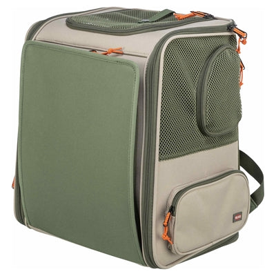 Trixie Rugzak Rocco Maximaal 10 Kg Beige / Olijfgroen 40X30X42 Cm