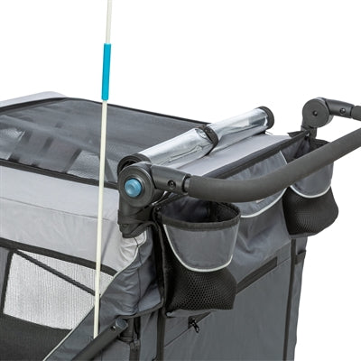 Trixie Fietskar Opvouwbaar Snelvouw Functie Tot 45Kg Grijs Xl 87,5X93/150X97 Cm