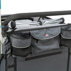 Trixie Fietskar Opvouwbaar Snelvouw Functie Tot 45Kg Grijs Xl 87,5X93/150X97 Cm