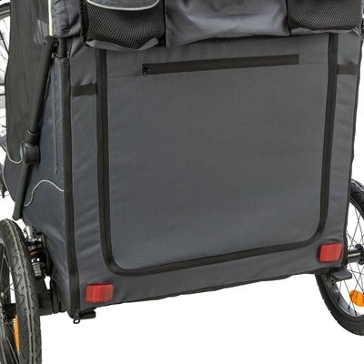 Trixie Fietskar Opvouwbaar Snelvouw Functie Tot 45Kg Grijs Xl 87,5X93/150X97 Cm