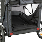 Trixie Fietskar Opvouwbaar Snelvouw Functie Tot 45Kg Grijs Xl 87,5X93/150X97 Cm