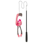 Trixie Kattenhengel Telescopisch Grote Katten Met Flamingo Roze 106 Cm