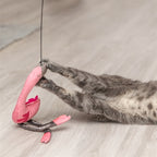 Trixie Kattenhengel Telescopisch Grote Katten Met Flamingo Roze 106 Cm