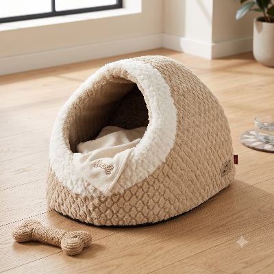 Trixie Kattenmand Iglo Kaline Mio Lichtbruin / Creme