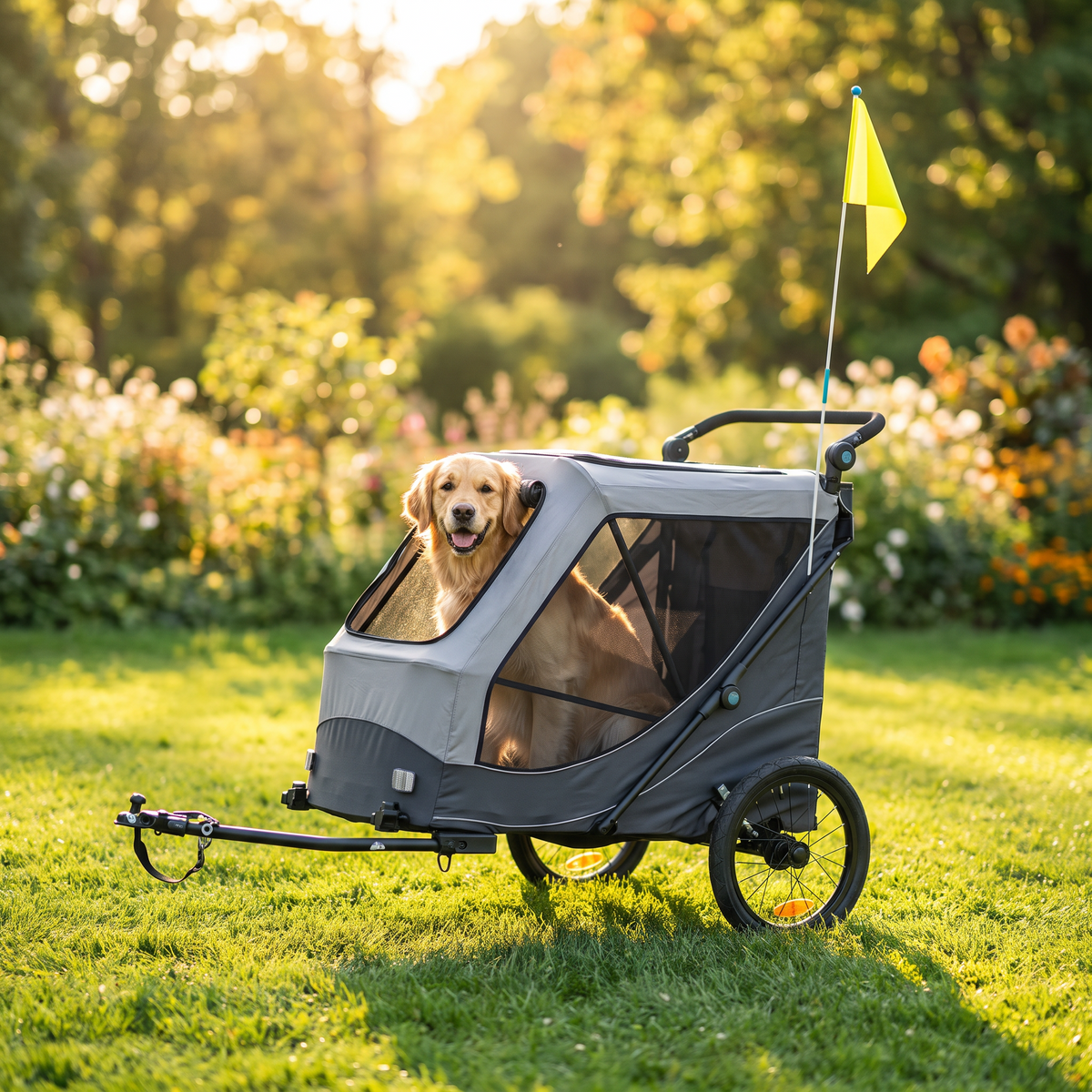 Trixie Fietskar opvouwbaar - PetGadgets sfeerfoto