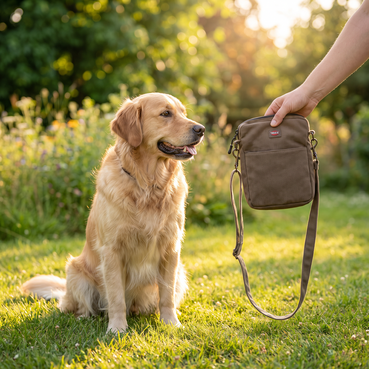 Trixie Snackzak ribfluweellook - PetGadgets sfeerfoto