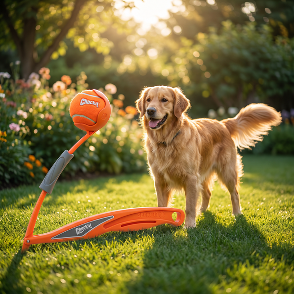 Chuckit Fetch and Fold Mini Launcher - PetGadgets sfeerfoto