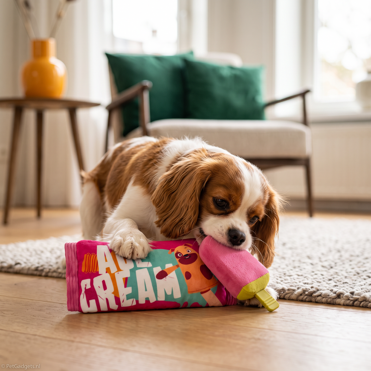 Croci Ace Ice Cream speelgoed 2-in-1 - PetGadgets sfeerfoto