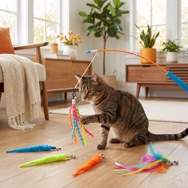 Happy Pet Tabby Patch kattenhengel - PetGadgets sfeerfoto