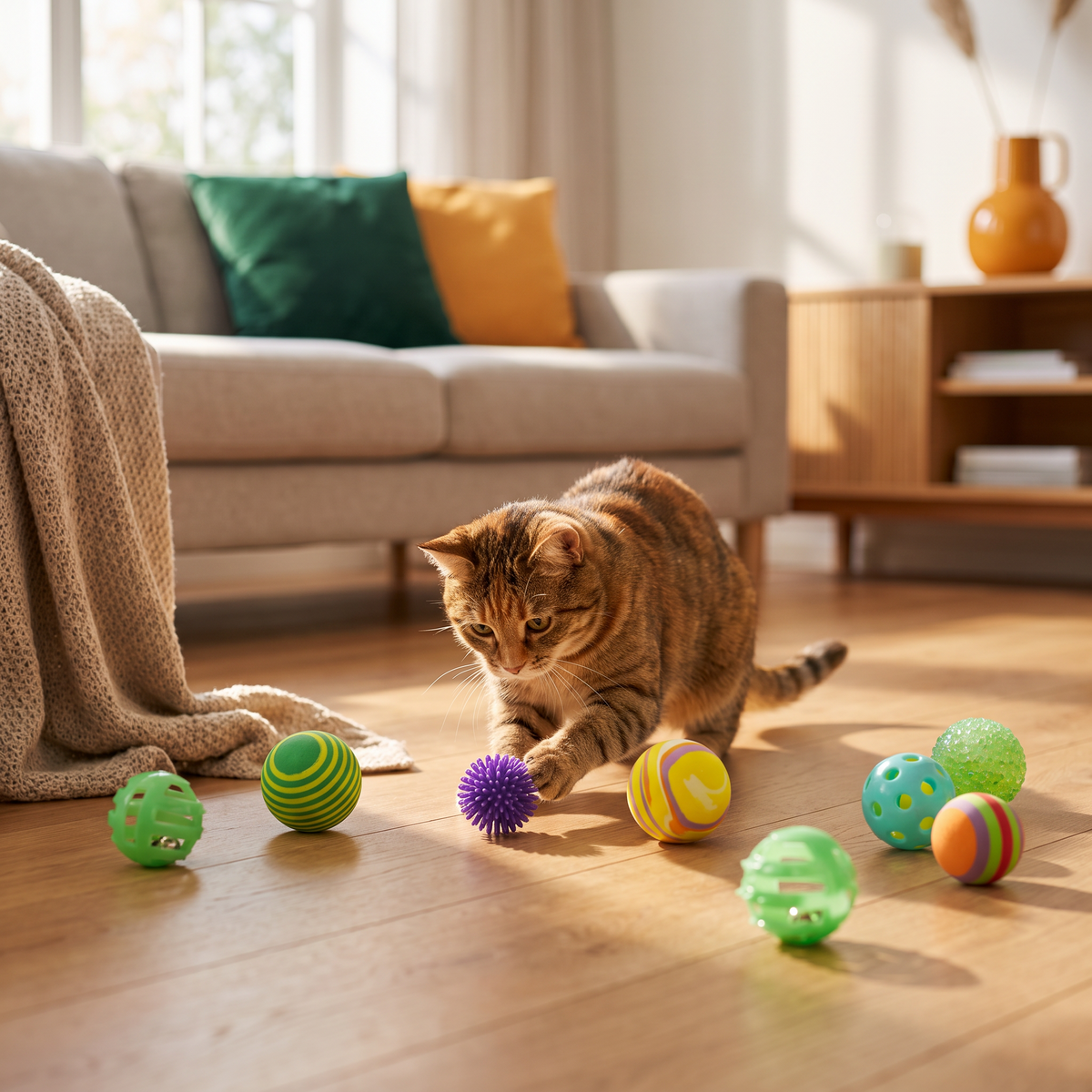 Zolux Kattenspeelgoed multi assorti - PetGadgets sfeerfoto